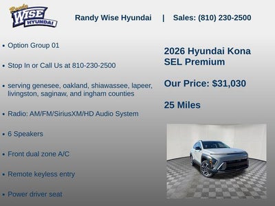 2026 Hyundai KONA SEL Premium AWD