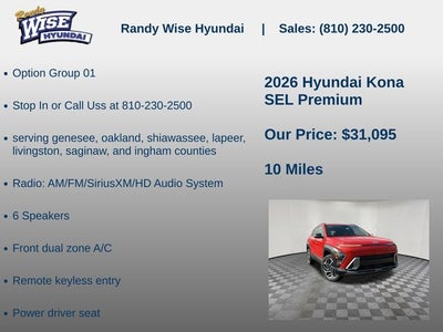 2026 Hyundai KONA SEL Premium AWD