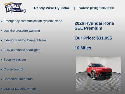 2026 Hyundai KONA SEL Premium AWD