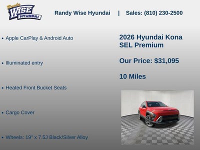 2026 Hyundai KONA SEL Premium AWD