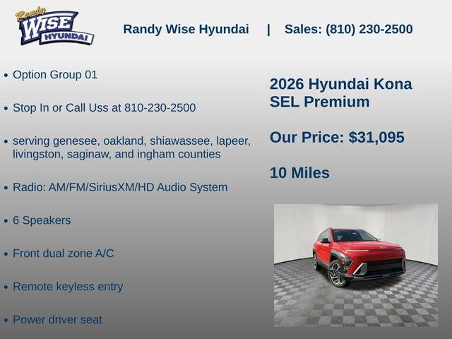 2026 Hyundai KONA SEL Premium AWD