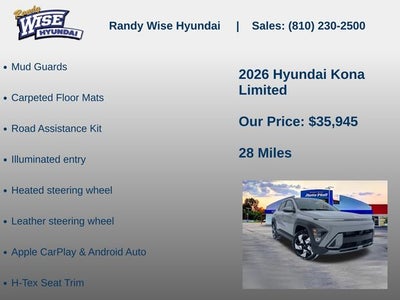 2026 Hyundai KONA Limited AWD