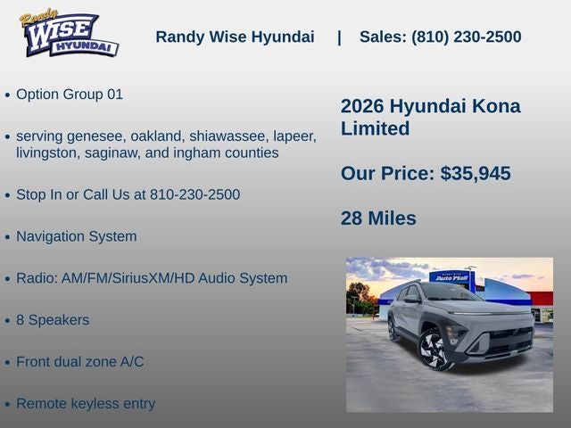 2026 Hyundai KONA Limited AWD