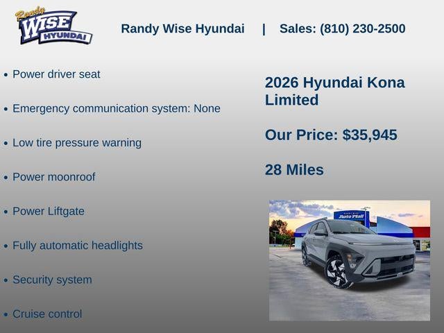 2026 Hyundai KONA Limited AWD