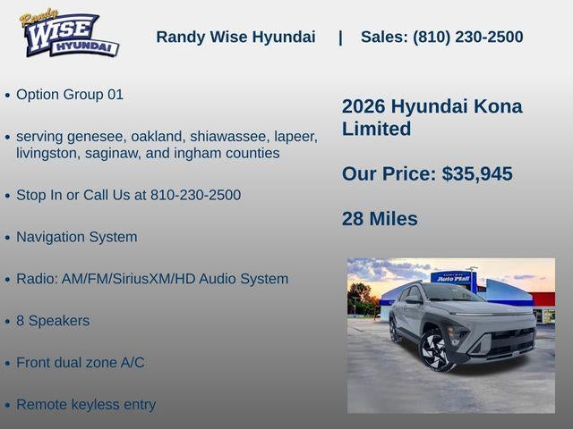 2026 Hyundai KONA Limited AWD