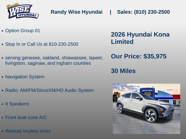 2026 Hyundai KONA Limited AWD