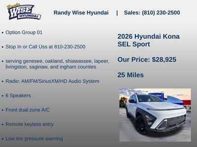 2026 Hyundai KONA SEL Sport AWD