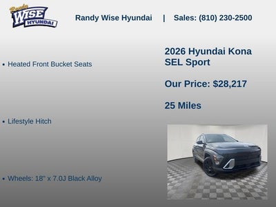 2026 Hyundai KONA SEL Sport AWD