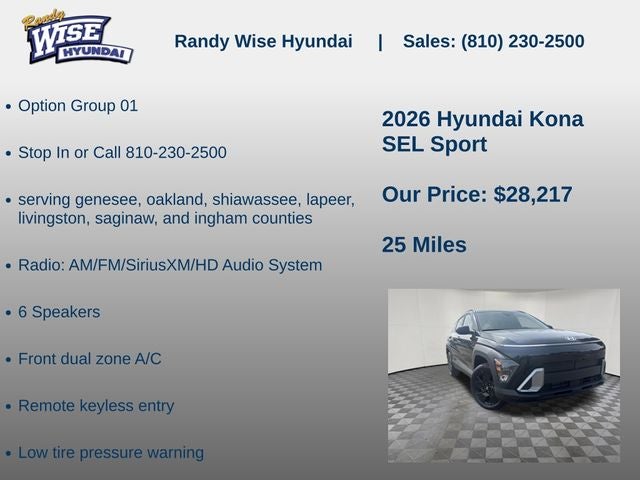 2026 Hyundai KONA SEL Sport AWD