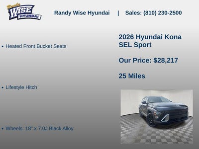 2026 Hyundai KONA SEL Sport AWD