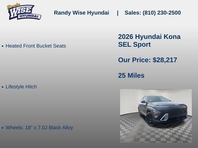2026 Hyundai KONA SEL Sport AWD