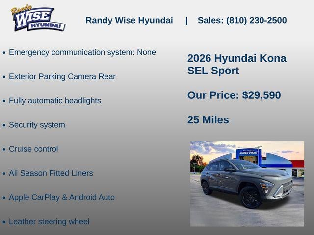 2026 Hyundai KONA SEL Sport AWD