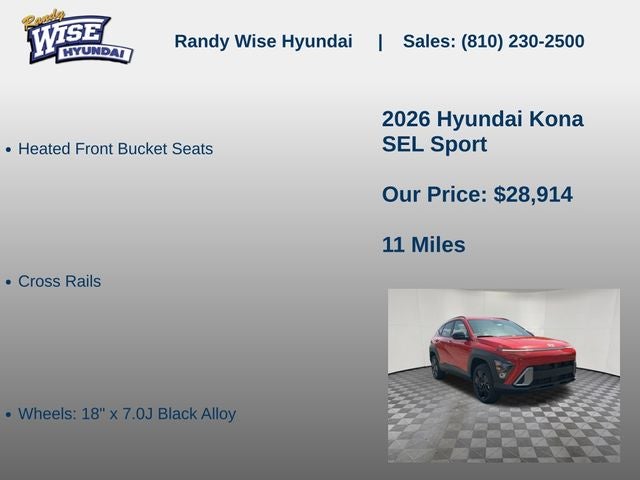 2026 Hyundai KONA SEL Sport AWD