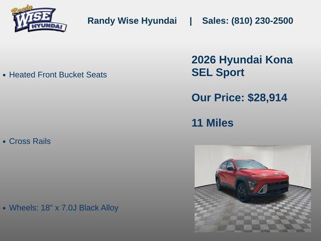 2026 Hyundai KONA SEL Sport AWD