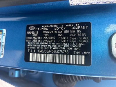 2016 Hyundai TUCSON SE