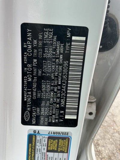 2018 Hyundai TUCSON SEL Plus