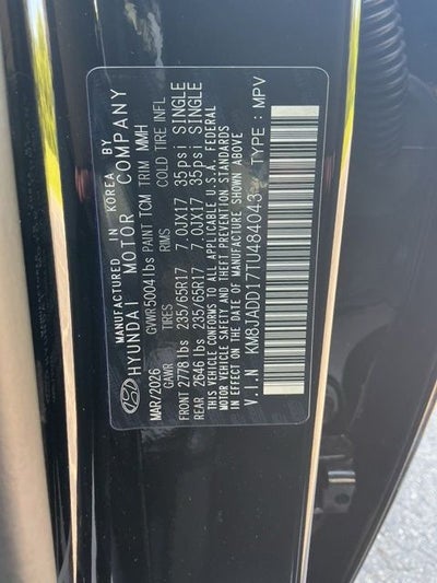 2026 Hyundai TUCSON HYBRID Blue
