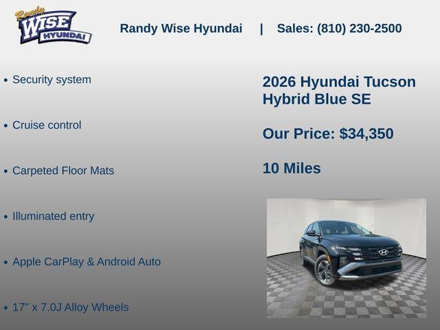 2026 Hyundai TUCSON HYBRID Blue