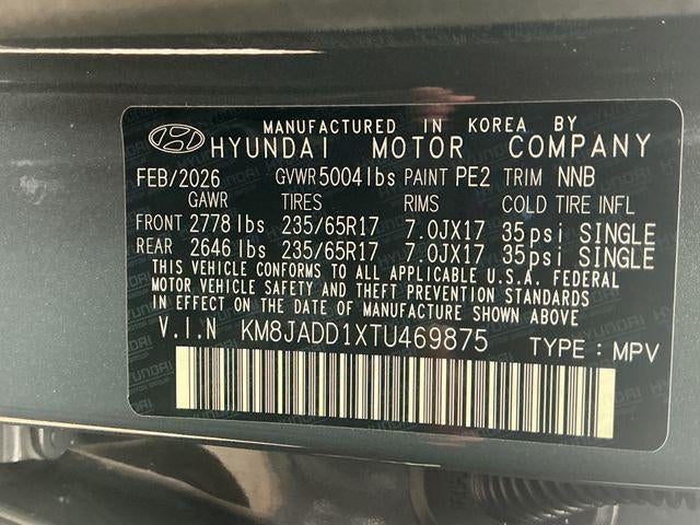 2026 Hyundai TUCSON HYBRID Blue