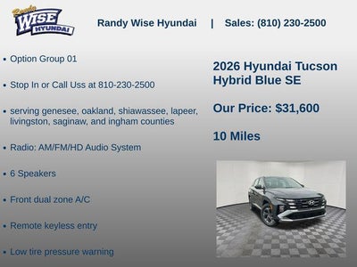 2026 Hyundai TUCSON HYBRID Blue