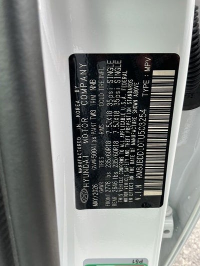 2026 Hyundai TUCSON HYBRID SEL AWD