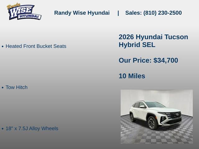 2026 Hyundai TUCSON HYBRID SEL AWD