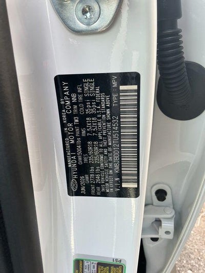 2026 Hyundai TUCSON HYBRID SEL AWD
