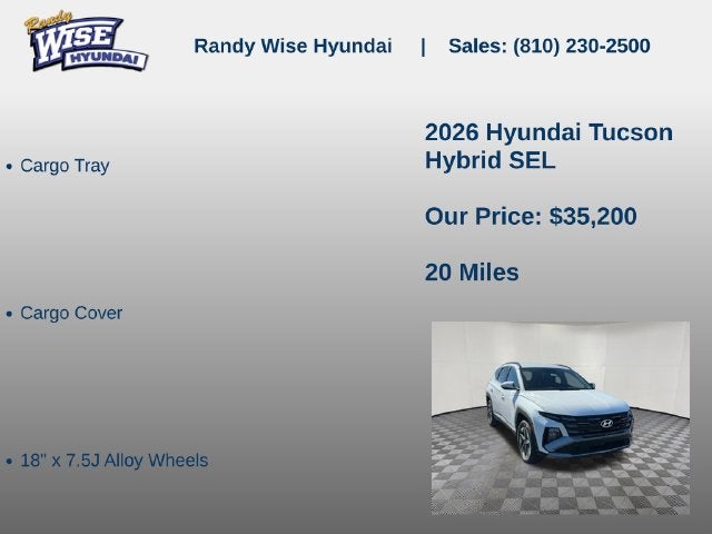 2026 Hyundai TUCSON HYBRID SEL AWD