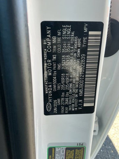 2026 Hyundai TUCSON HYBRID SEL AWD
