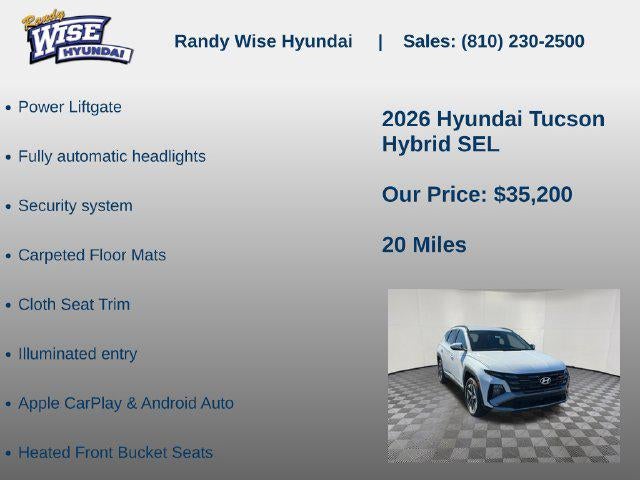 2026 Hyundai TUCSON HYBRID SEL AWD