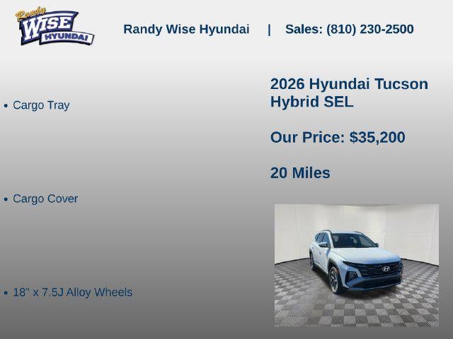 2026 Hyundai TUCSON HYBRID SEL AWD