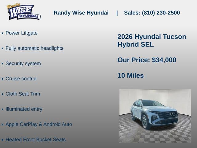 2026 Hyundai TUCSON HYBRID SEL AWD