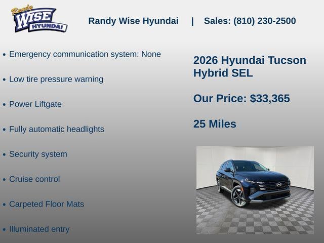 2026 Hyundai TUCSON HYBRID SEL AWD