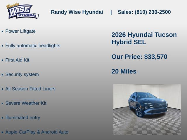 2026 Hyundai TUCSON HYBRID SEL AWD