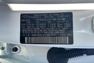 2026 Hyundai TUCSON HYBRID SEL AWD