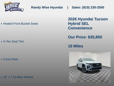 2026 Hyundai TUCSON HYBRID SEL Convenience