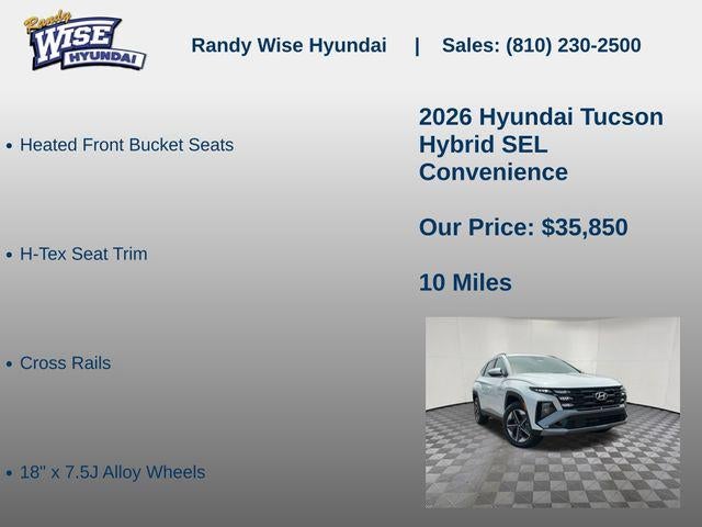 2026 Hyundai TUCSON HYBRID SEL Convenience