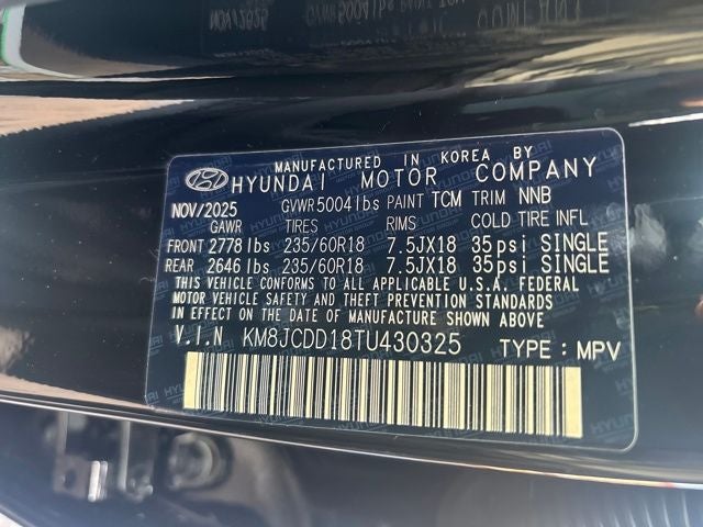 2026 Hyundai TUCSON HYBRID SEL Convenience