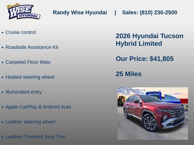 2026 Hyundai TUCSON HYBRID Limited