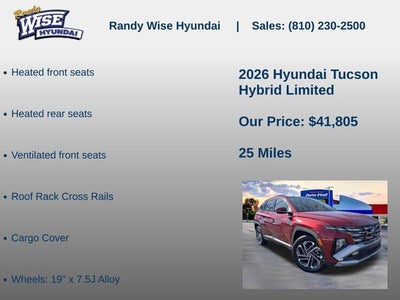 2026 Hyundai TUCSON HYBRID Limited