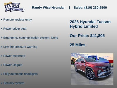 2026 Hyundai TUCSON HYBRID Limited