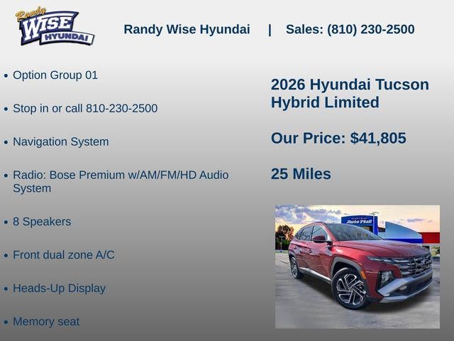 2026 Hyundai TUCSON HYBRID Limited