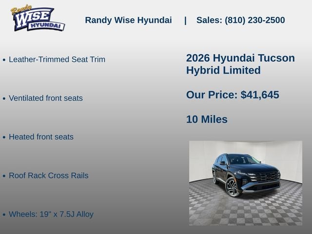 2026 Hyundai TUCSON HYBRID Limited