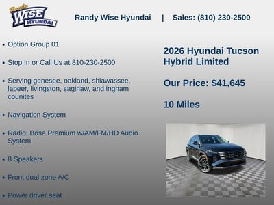 2026 Hyundai TUCSON HYBRID Limited