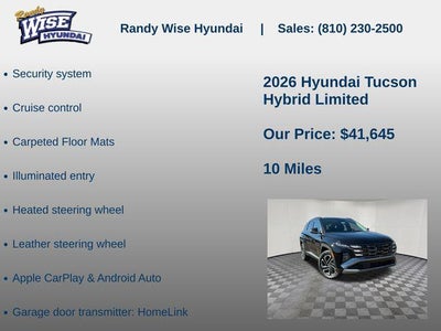 2026 Hyundai TUCSON HYBRID Limited