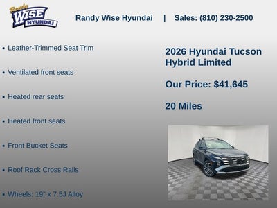 2026 Hyundai TUCSON HYBRID Limited