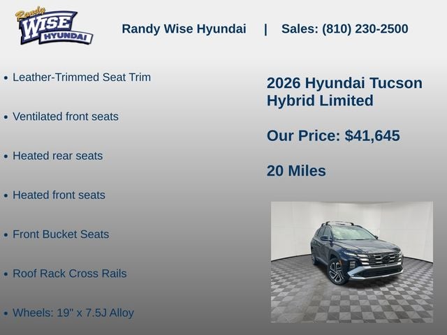 2026 Hyundai TUCSON HYBRID Limited