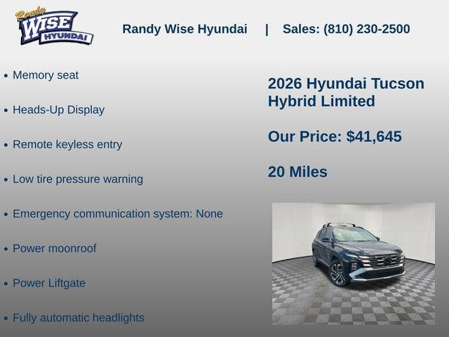 2026 Hyundai TUCSON HYBRID Limited