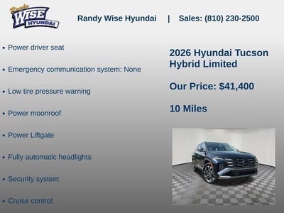 2026 Hyundai TUCSON HYBRID Limited