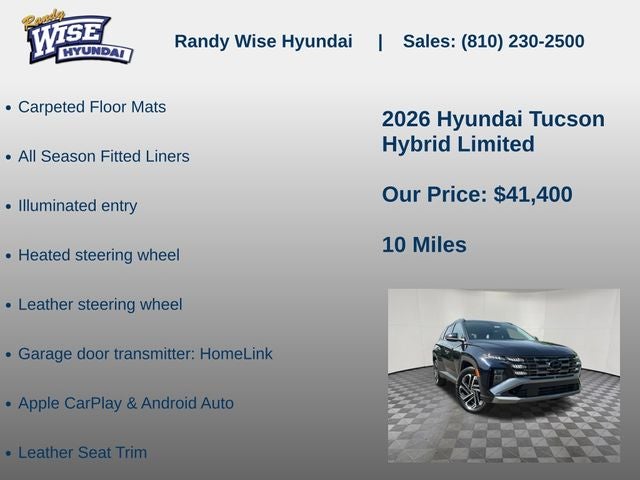 2026 Hyundai TUCSON HYBRID Limited